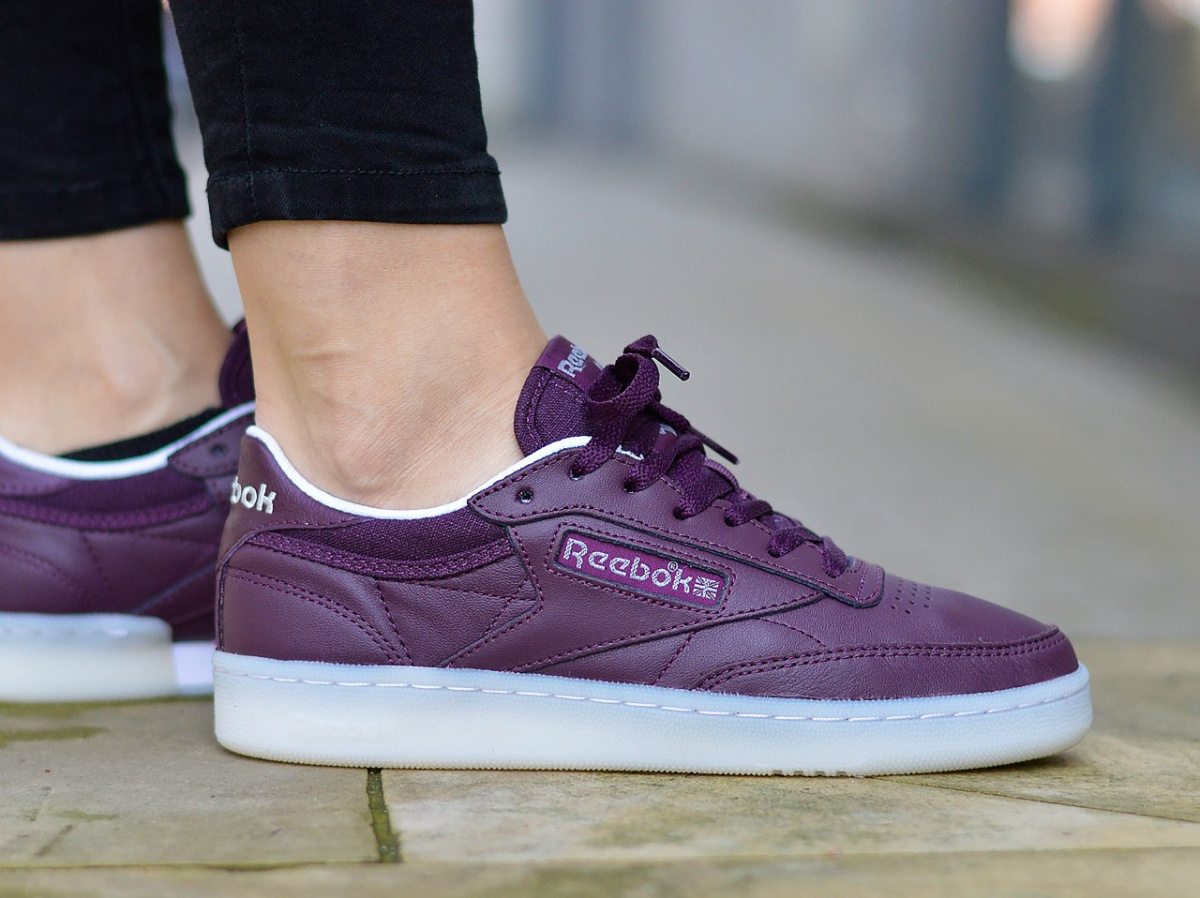 reebok club c 85 purple